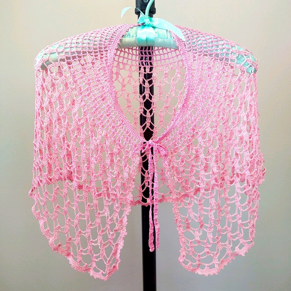 Handmade Pink Shawl